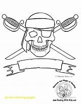 Pirate Coloring Flag Getdrawings Pages sketch template