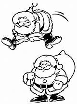 Kerstman Kerstmis Fun Claus Malvorlage sketch template