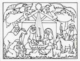 Nativity Coloring Pages Printable Popular sketch template