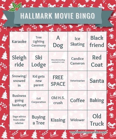 hallmark bingo cards printable printable templates