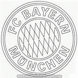 Bayern Coloring Fc Munchen Emblem Munich Logo 29kb 280px sketch template