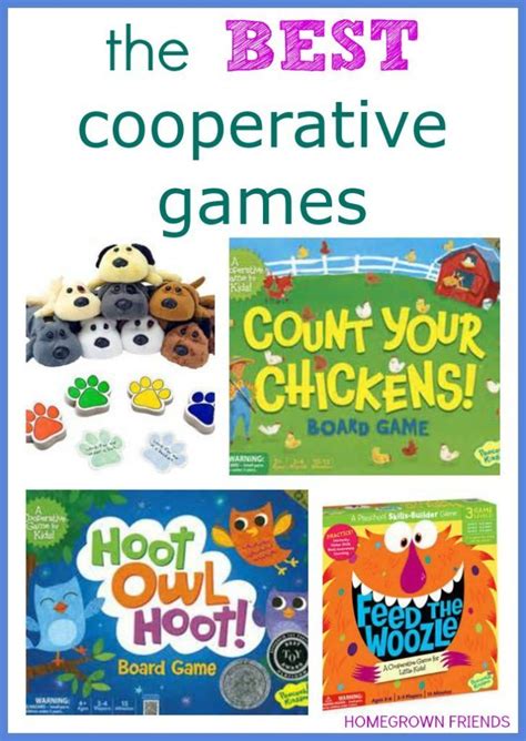 cooperative board games  buy homegrown friends