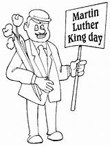 Luther Martin King Pages Coloring Jr Getcolorings sketch template