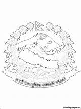 Nepal Coloring Pages Getcolorings Printable sketch template