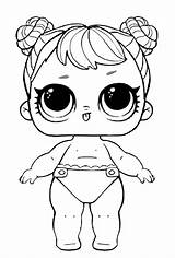Lol Coloring Pages Dolls Surprise Baby Print Doll Series Sheets Printable Unicorn Kids Large Books Lil Girls Cartoon Drawing Them sketch template
