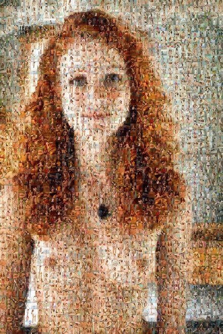 beautiful redhead mosaic made of smaller redheads porn pic