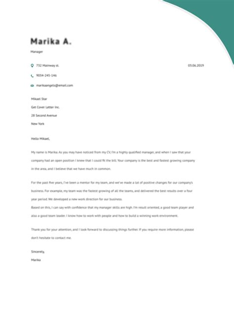 executive assistant cover letter sample template  getcoverletter