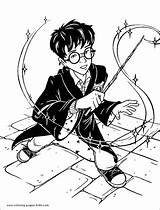 Coloring Pages Potter Harry Cartoon Printable Color Kids Sheets Character Characters Sheet Book Found sketch template