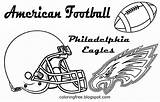 Coloring Pages Eagles Philadelphia Printable Color Getcolorings sketch template