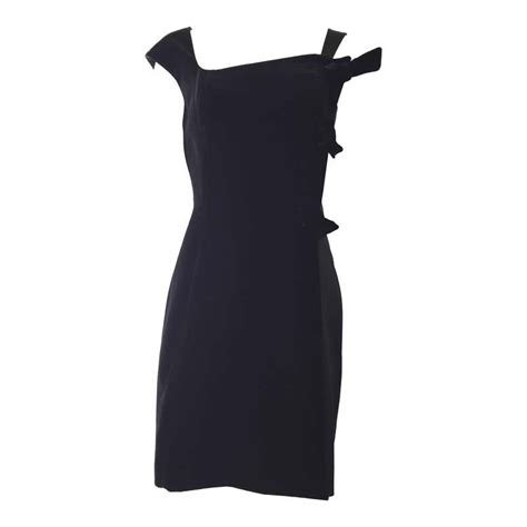 Thierry Mugler Black Dress With Corset At 1stdibs
