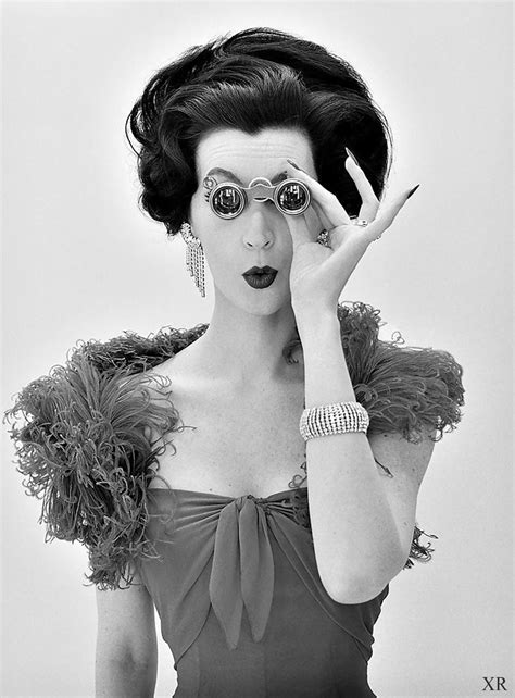 Oooo Opera Glasses Model Vintage Glamour Fashion Photography