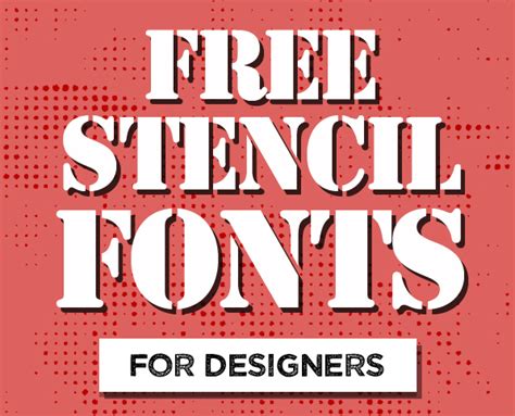 stencil fonts fonts graphic design junction
