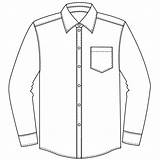 Shirt Sleeve Long Dress Collar Drawing Button Men Down Getdrawings sketch template