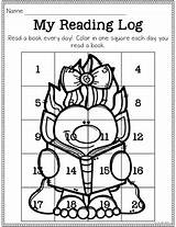 Reading Log Kindergarten Printables Preschool Preview sketch template