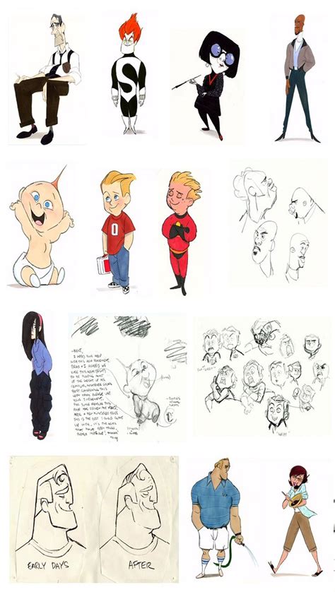 Concept Art For Pixar S The Incredibles 2004 Costume