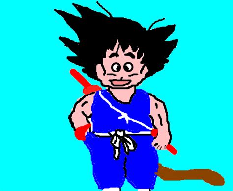 Goku Com Down Desenho De Butijao Gartic