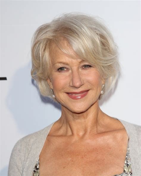 Helen Mirren Prevent Grey Hair Hairstyles For Thin Hair