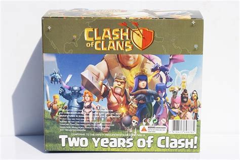 war game clash of clans barbarian king archer queen witch pvc action figure doll with box 3style