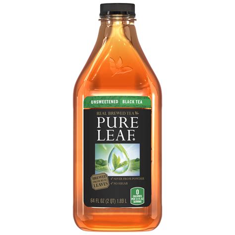 pure leaf iced tea unsweetened  fl oz  count walmartcom