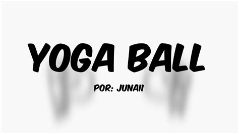 yoga ball youtube