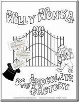 Wonka Willy Charlie Coloring Oompa Loompa Roald Dahl sketch template