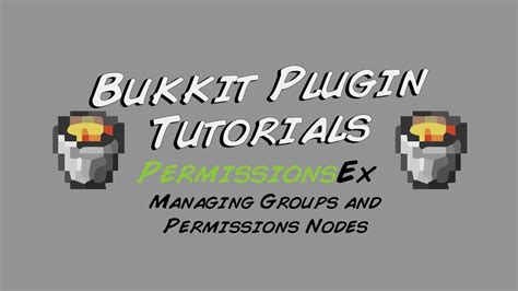 permissionsex tutorial how to manage groups and permissions youtube