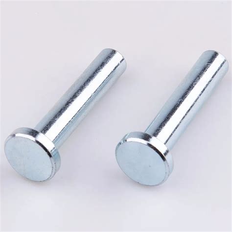 customized carbon steel flat head dowel pins buy flat head dowel pins