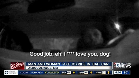 Man And Woman S Joyride In Bait Car Caught On Camera Youtube