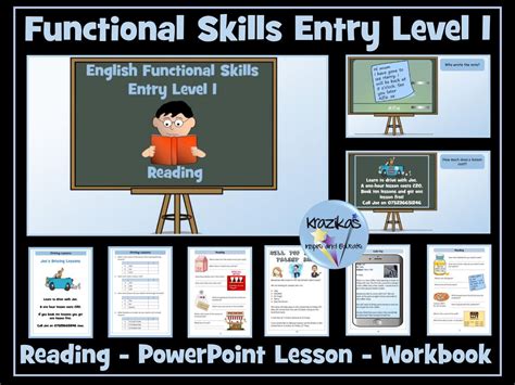english functional skills entry level  reading teaching resources