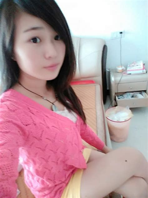 cute chinese girl selfie my selfie skill need to improve