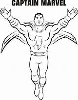 Marvel Coloring Pages Captain Shazam Google Dc Superhero Results Comic Kids Search America sketch template