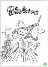 Coloring Pinkalicious Dinokids Pages Close Colouring sketch template