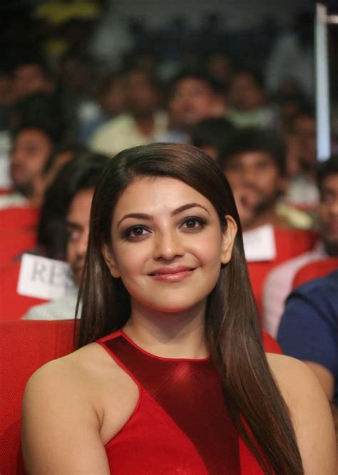 high quality bollywood celebrity pictures kajal agarwal looks super sexy in a red dress at