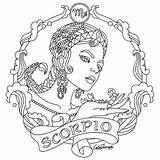 Coloring Zodiac Pages Colouring Adult Virgo Printable Signs Scorpio Adults Horoscope Color Capricorn Sign Sheets Beauty Mandala Print Getcolorings Getdrawings sketch template