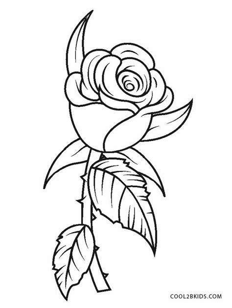 printable flower coloring pages  kids