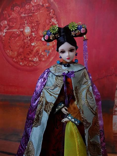 32cm 2019 New Ancient Chinese Dolls Collectible Qing Dynasty Princess