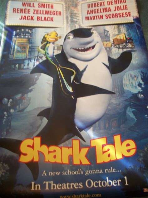 Shark Tale Original Movie Poster Approx 48 X 69