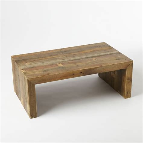 emmerson reclaimed wood coffee table west elm