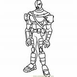Slade Titans Cyborg Coloringpages101 sketch template