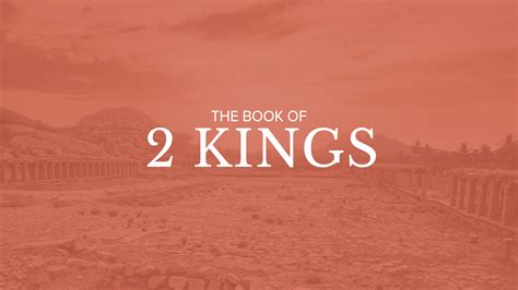 bible book summary  kings sermonary