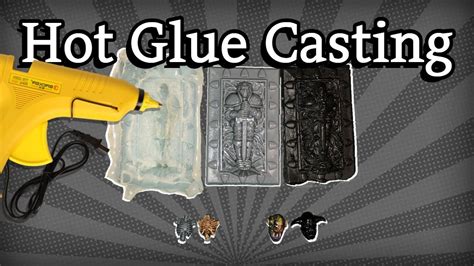 How To Cast Miniatures With Hot Glue Cheap And Easy Youtube