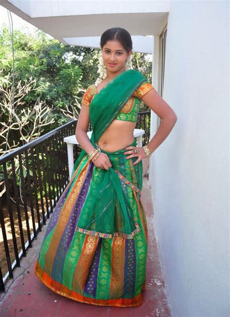 actress greeshma hot and spicy navel show in half saree stills cine gallery