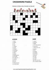Cruciverba Bambini Inglese Enigmistica Crossword Ragazzi Index sketch template