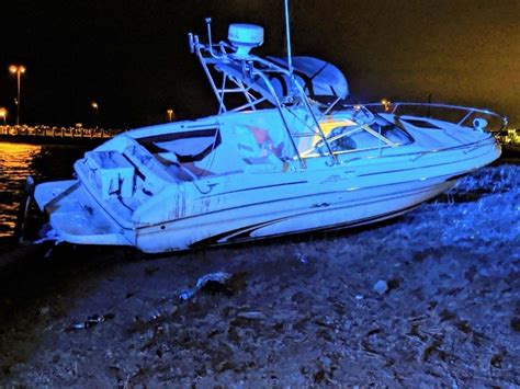 Drunken Boater Arrested After Crashing Into Bulkhead Police Bay