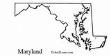 Maryland Coloring Outline State Map Gif Designlooter 286px 36kb Photobucket sketch template
