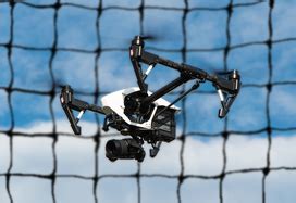 uav drone cage netting enclosure mns