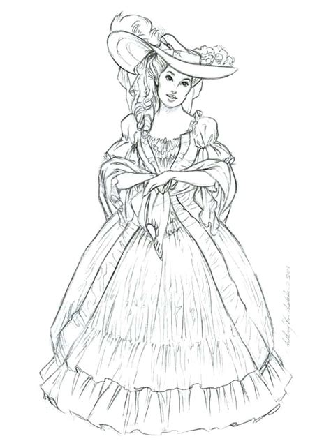 victorian coloring page images
