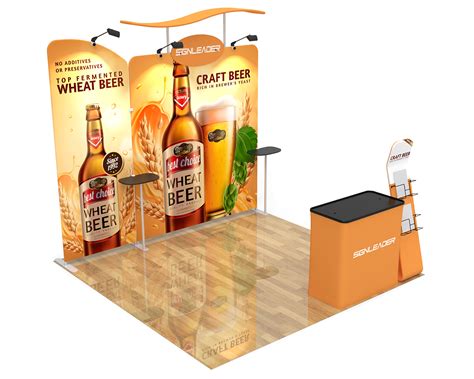 ft custom portable trade show booth kit
