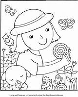 Coloring Garden Kids Pages Publications Dover Flowers Color Doverpublications Sheets Colouring Welcome Choose Board sketch template