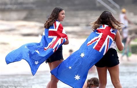 Australia Day Divides The Nation On Streets And Beaches Daily Mail Online